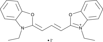 3,3′-Diethyloxacarbocyanine (iodide) (DiOC2(3), DOC, NK 85, CAS Number: 905-96-4)