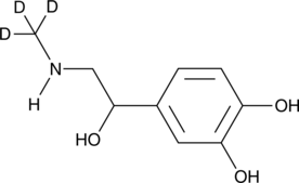 (±)-Epinephrine-d3 ((±)-Adrenaline-d3, DL-Adrenaline-d3, DL-Epinephrine-d3, CAS Number: 1189977-29-4)