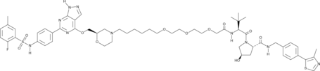 SGK3-PROTAC1 (Serum/Glucocorticoid-regulated Kinase 3-PROTAC1, Serum/Glucocorticoid-regulated Kinase 3-Proteolysis-targeting Chimera 1, SGK3-Proteolysis-targeting Chimera 1, CAS Number: 2381320-35-8)