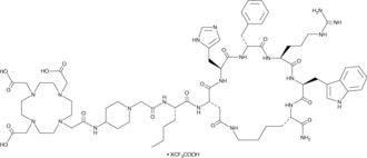 CCZ01048 (trifluoroacetate salt) (DOTA-(Pip)-Nle-CycMSHhex)