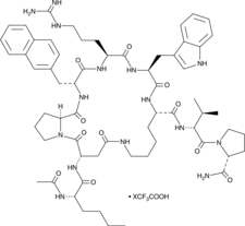 TCMCB07 (trifluoroacetate salt) (Ac-Nle-Asp-Pro-D-2Nal-Arg-Trp-Lys-D-Val-D-Pro-NH2, Mifomelatide)