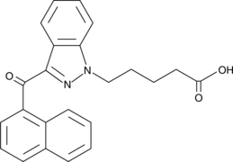 THJ2201 N-pentanoic acid metabolite (THJ018 N-pentanoic acid metabolite, CAS Number: 1850409-18-5)