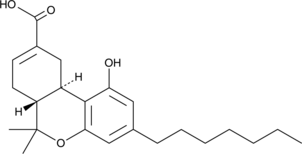 (−)-11-nor-9-carboxy-Δ8-THCP