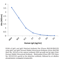 IgA1 and IgA2 Matched Antibody Pair (Clones RM128/RM129) (Immunoglobulin A)