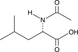 N-acetyl-L-Leucine (Levacetylleucine, NALL, NSC 206316, CAS Number: 1188-21-2)