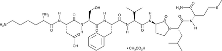 GR64349 (acetate) (Lys-Asp-Ser-Phe-Val-[R-γ-Lac]-Leu-Met-NH2, [Lys3,Gly8-R-Lac-Leu9]NKA (3-10), [Lys3,Gly8-R-γ-lactam-Leu9]NKA (3-10), [Lys3,Gly8-R-Lac-Leu9]Neurokinin A (3-10))