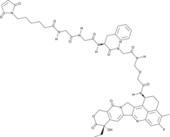 Deruxtecan (Maleimidocaproyl-Gly-Gly-Phe-Gly-Dxd, Mc-GGFG-Dxd, CAS Number: 1599440-13-7)