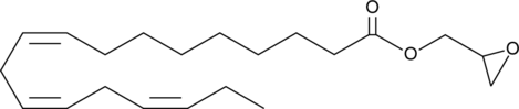 α-Linolenic Acid glycidyl ester (C18:3-GE, C18:3 glycidyl ester, Glycidyl α-Linolenate, Glycidyl Octadecatrienoate, Ln-GE, Octadecatrienoic Acid glycidyl ester, CAS Number: 51554-07-5)