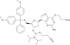 6-S-(2-Cyanoethyl)-2’-deoxy-5’-O-DMTr-6-thioguanosine 3’-CED Phosphoramidite