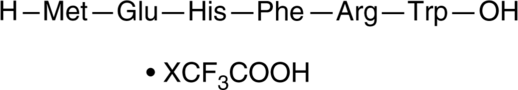 ACTH (4-9) (human, mouse, rat, porcine, bovine, ovine) (trifluoroacetate salt) (Adrenocorticotropic Hormone (4-9), Corticotropin (4-9))