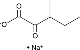 (±)-3-Methyl-2-oxovaleric Acid (sodium salt) ((±)-2-keto-3-Methylpentanoic Acid, (±)-2-keto-3-Methylvalerate, (±)-3-methyl-2-Oxopentanoic Acid, DL-α-keto β-Methylvaleric Acid, DL-KMV, CAS Number: 3715-31-9)