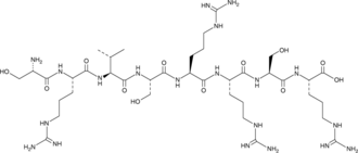 IGF-2 (33-40) (trifluoroacetate salt) (H-Ser-Arg-Val-Ser-Arg-Arg-Ser-Arg-OH, Insulin-like Growth Factor 2)