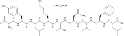 IGRP (206-214) (mouse) (trifluoroacetate salt) (Islet-specific Glucose-6-phosphatase Catalytic Subunit-related Protein (206-214), Val-Tyr-Leu-Lys-Thr-Asn-Val-Phe-Leu-OH)
