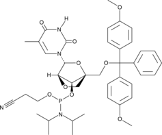 DMTr-LNA-5MeU-3-CED Phosphoramidite (DMTr-Locked Nucleic Acid-5MeU-3-CED Phosphoramidite, CAS Number: 206055-75-6)
