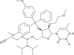Rev 2’-O-MOE-5MeU-5’-amidite (CAS Number: 1345715-43-6)