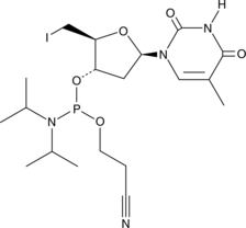 5'-Iodo-2',5'-dideoxy-thymidine 3'-CE Phosphoramidite (CAS Number: 195207-78-4)
