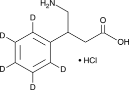Phenibut-d5 (hydrochloride) (γ-Amino-β-phenylbutyric Acid-d5, β-phenyl-γ-Aminobutyric Acid-d5, β-phenyl-GABA-d5)