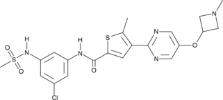 DHX9-IN-4 (DEAD-box Helicase 9-IN-4, DEAD-box Helicase 9 Inhibitor 4, DHX9 Inhibitor 4, CAS Number: 2973401-45-3)