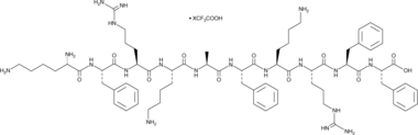 RP-182 (trifluoroacetate salt) (Lys-Phe-Arg-Lys-Ala-Phe-Lys-Arg-Phe-Phe-OH)