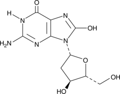 8-Hydroxy-2'-deoxyguanosine (7,8-dihydro-8-oxo-2'-Deoxyguanosine, 8-oxo-2'-Deoxyguanosine, 8-oxo-7,8-dihydro-2'-Deoxyguanosine, 8-oxo-dG, 8-Hydroxydeoxyguanosine, 8-Oxodeoxyguanosine, CAS Number: 88847-89-6)