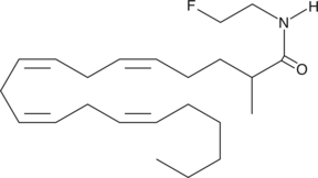 (±)-2-Methyl Arachidonoyl-2'-Fluoroethylamide (2-methyl-2'-fluoro AEA, 2-Methyl-2'-fluoro Anandamide, O-689, CAS Number: 166100-39-6)