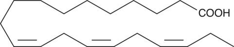 11(Z),14(Z),17(Z)-Eicosatrienoic Acid (Dihomo-α-Linolenic Acid, FA 20:3, CAS Number: 17046-59-2)